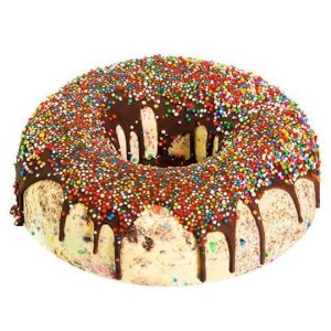 Celebrate your next occasion with this delicious iced donut ice cream cake from Cold Rock