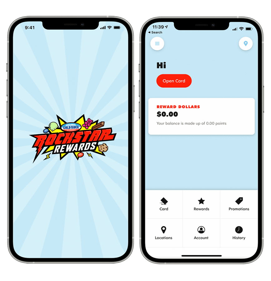 Check out the new Rockstar Rewards app from Cold Rock