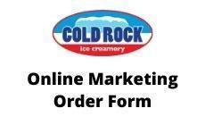Online Marketing Order Form